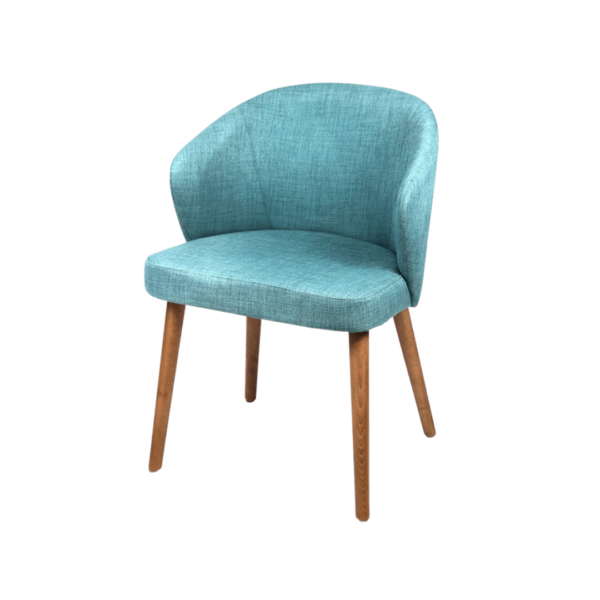 Horizon Armchair with Curved Back