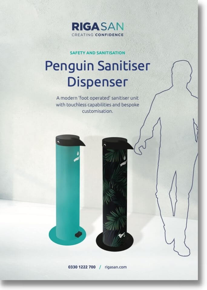Rigasan Penguin Sanitiser Dispenser