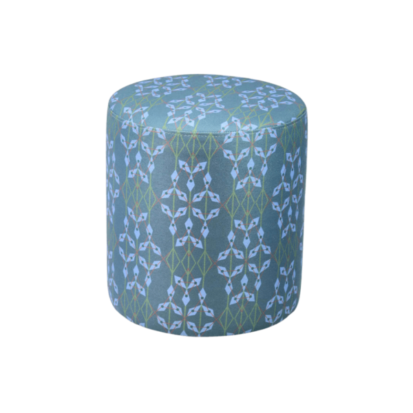 Cylinder Upholstered Pouffe Seating